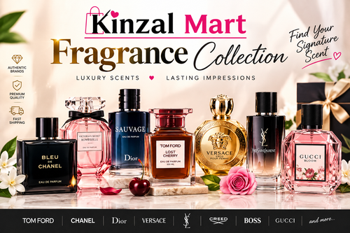 Designer perfume and fragrance collection at Kinzal Mart