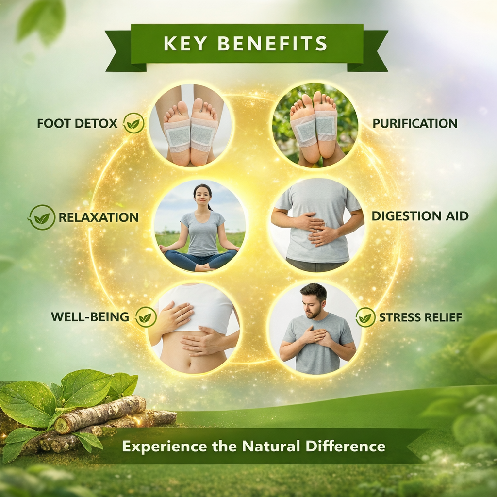 🌿Natural Detox Foot🦶 Patches (Pack of 10)💚 BUY 1  GET  1 FREE