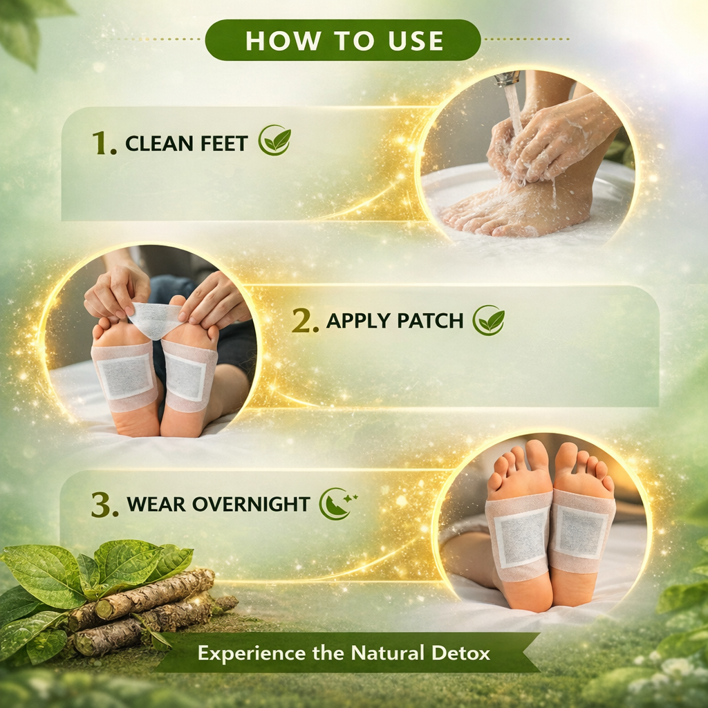 🌿Natural Detox Foot🦶 Patches (Pack of 10)💚 BUY 1  GET  1 FREE