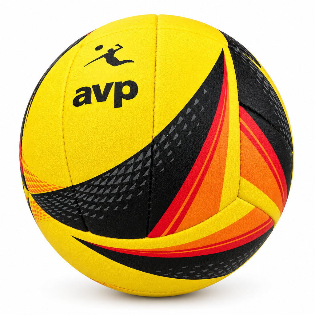 Wilson AVP OPTX Official Beach Volleyball Match Ball | Black/Yellow